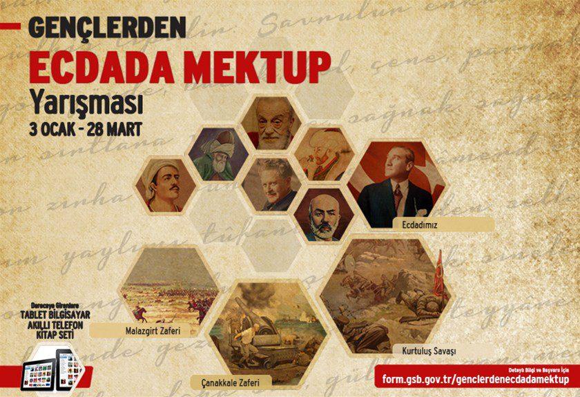 ‘Ecdada Mektup’ yarışması - Kırıkkale Haber, Son Dakika Kırıkkale Haberleri