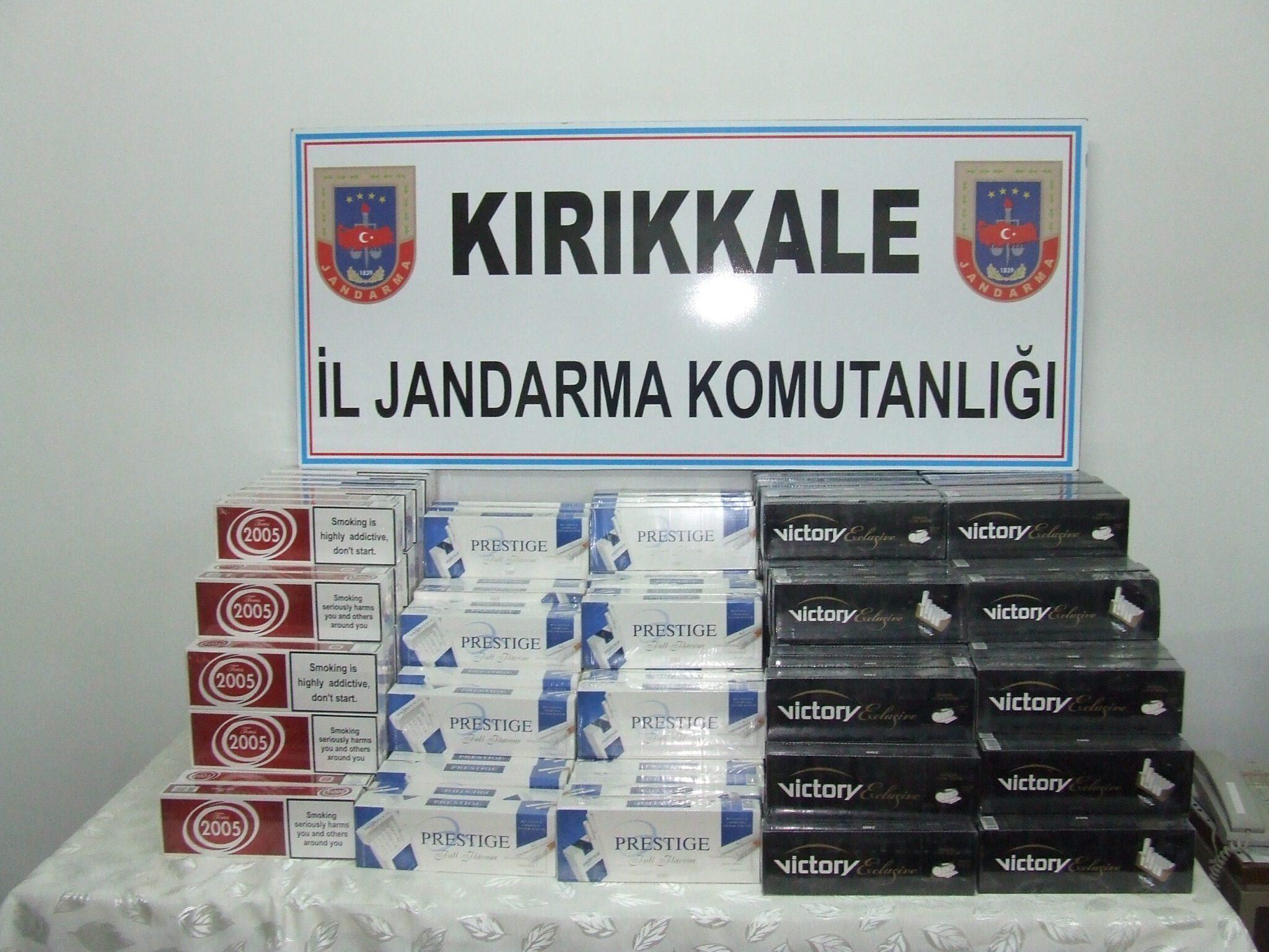 Jandarma kaçak sigaraya geçit vermedi - Kırıkkale Haber, Son Dakika Kırıkkale Haberleri