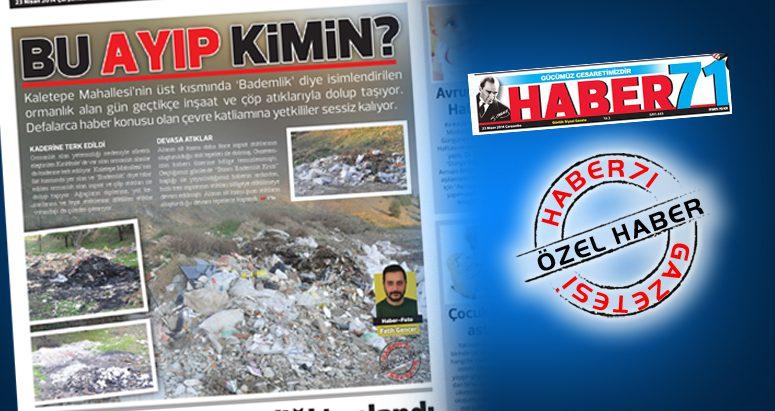 Bu ayıp kimin? - Kırıkkale Haber, Son Dakika Kırıkkale Haberleri