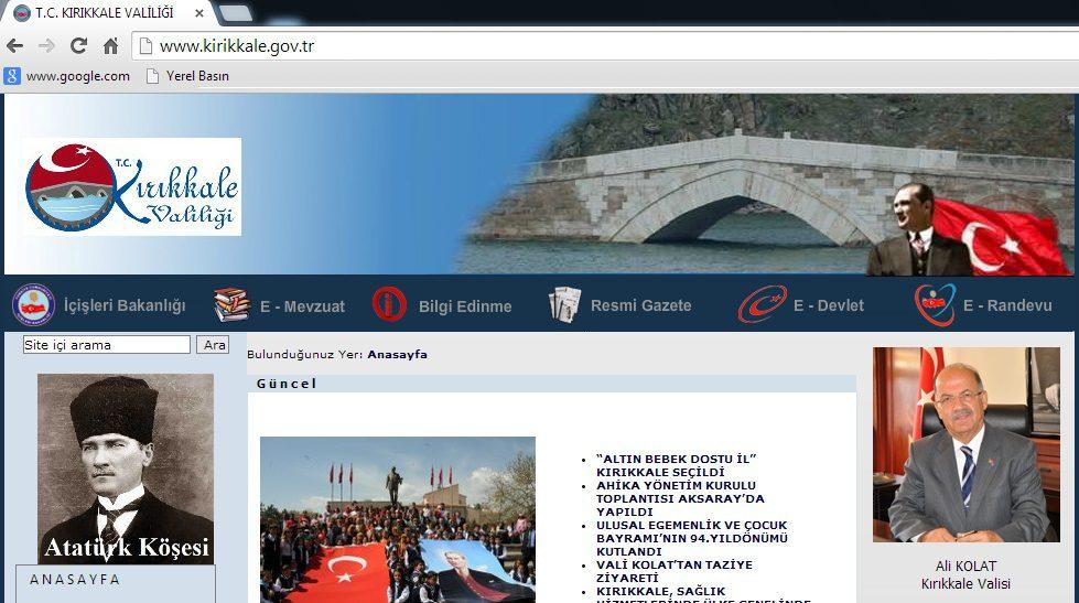 Valilik interneti etkin kullanıyor - Kırıkkale Haber, Son Dakika Kırıkkale Haberleri