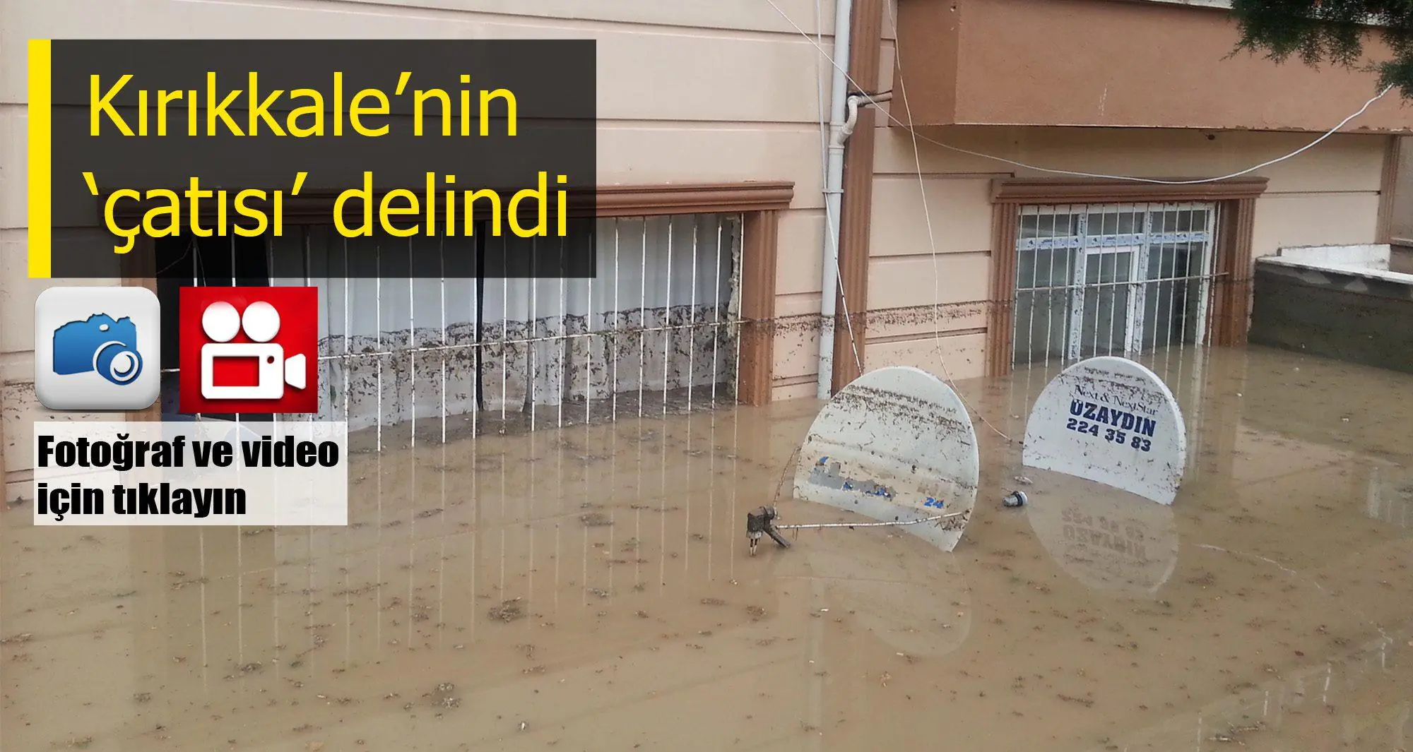 Evleri su bastı - Kırıkkale Haber, Son Dakika Kırıkkale Haberleri