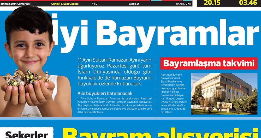 İyi bayramlar - Kırıkkale Haber, Son Dakika Kırıkkale Haberleri