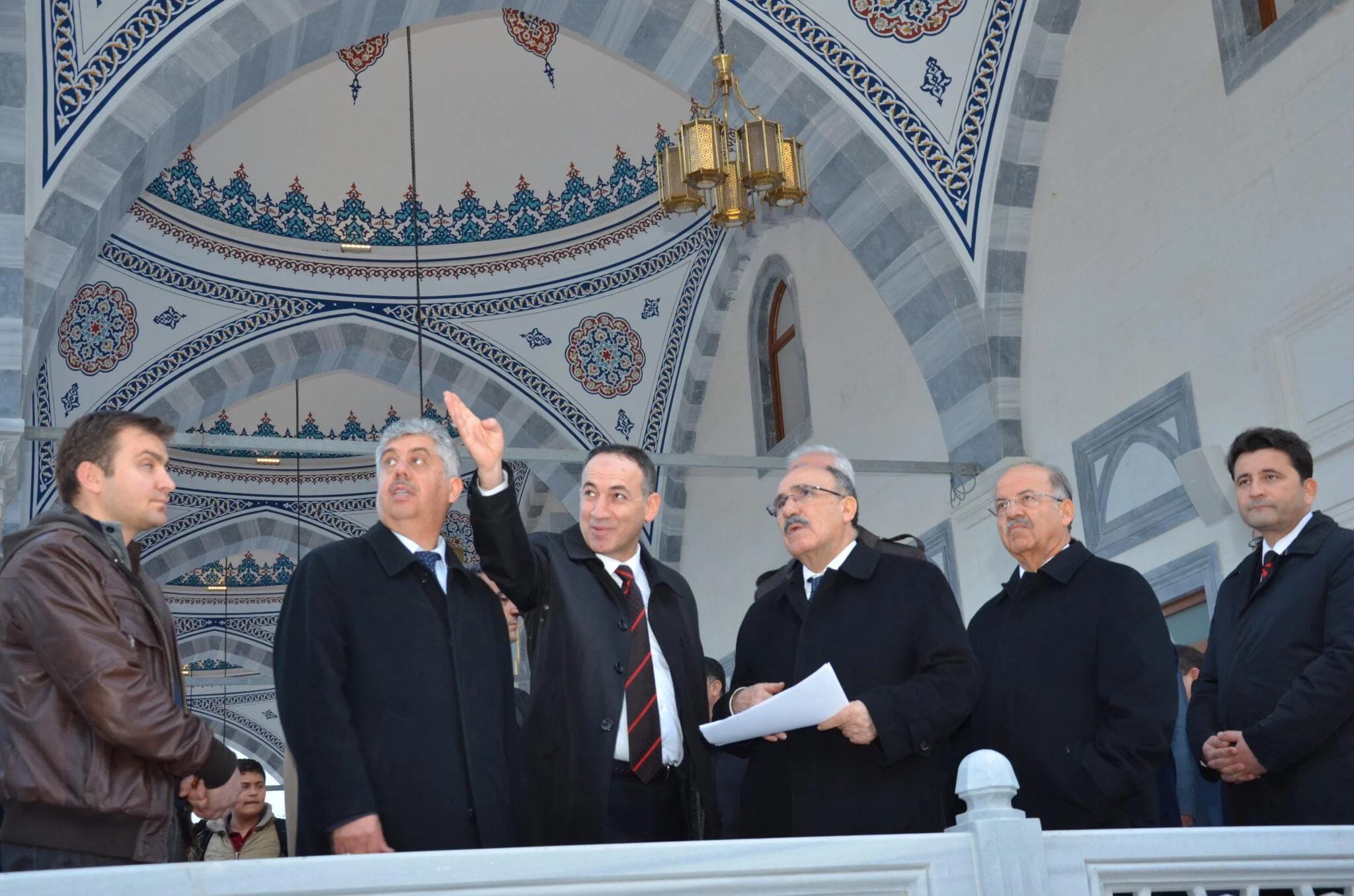 Nur Camii inşaatını incelediler - Kırıkkale Haber, Son Dakika Kırıkkale Haberleri