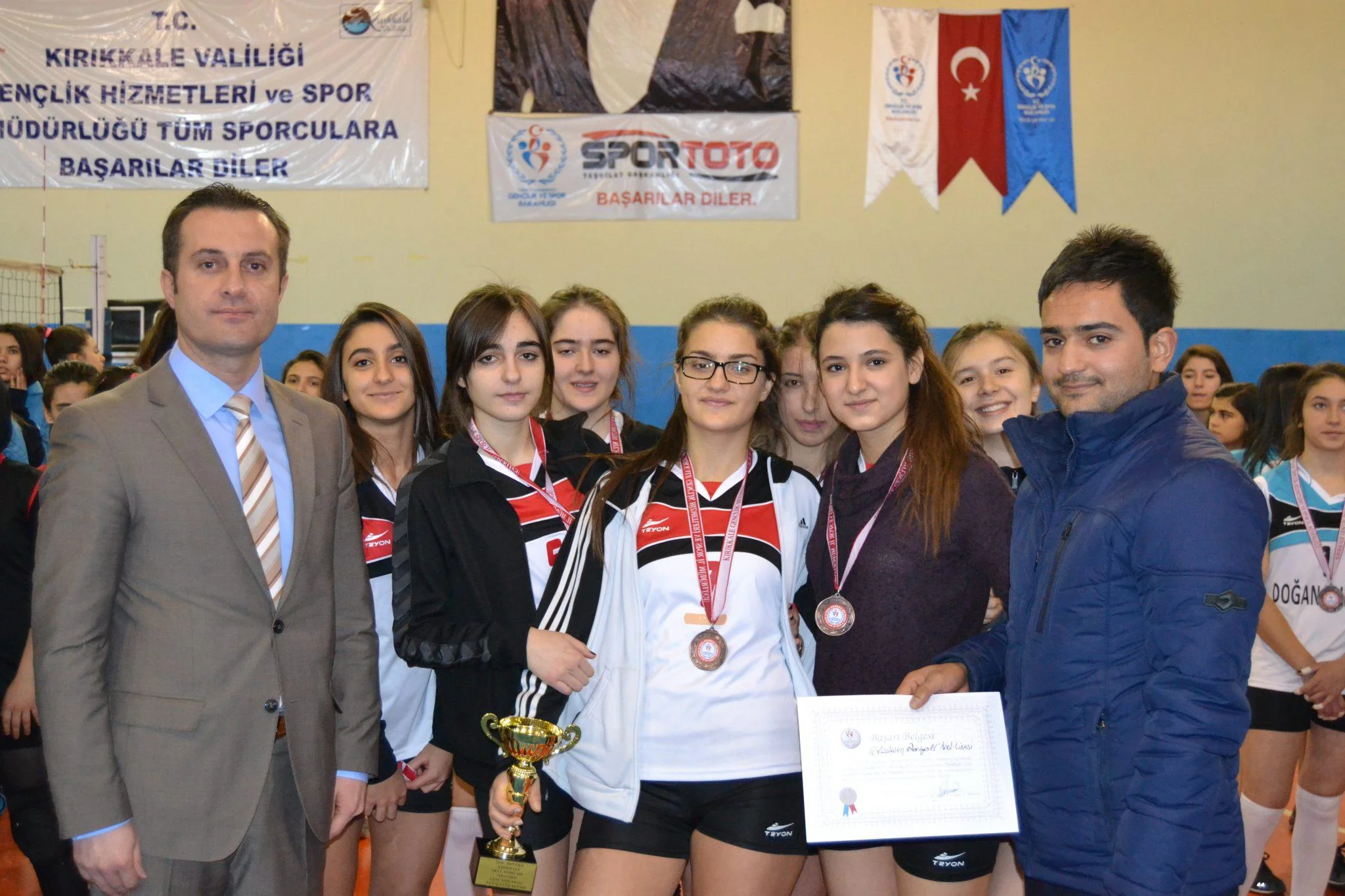 Voleybol turnuvası sona erdi - Kırıkkale Haber, Son Dakika Kırıkkale Haberleri