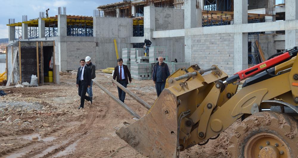 Çok amaçlı spor salonu hızla büyüyor - Kırıkkale Haber, Son Dakika Kırıkkale Haberleri