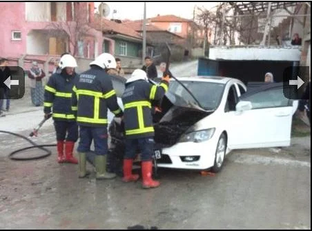 Kırıkkale’de araç yangını - Kırıkkale Haber, Son Dakika Kırıkkale Haberleri