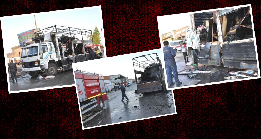 Eşya yüklü kamyon yandı - Kırıkkale Haber, Son Dakika Kırıkkale Haberleri