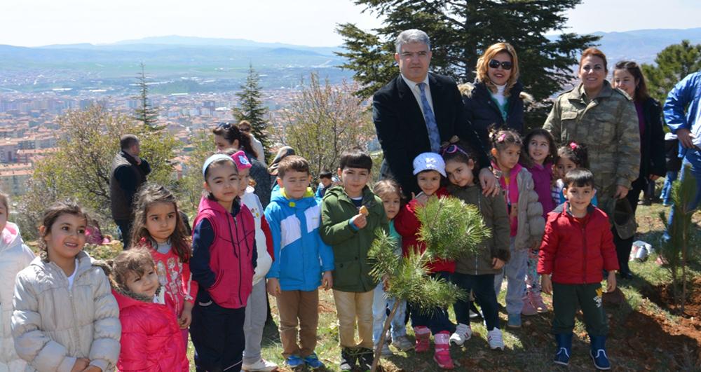 MİNİK ELLER FİDAN DİKTİ - Kırıkkale Haber, Son Dakika Kırıkkale Haberleri