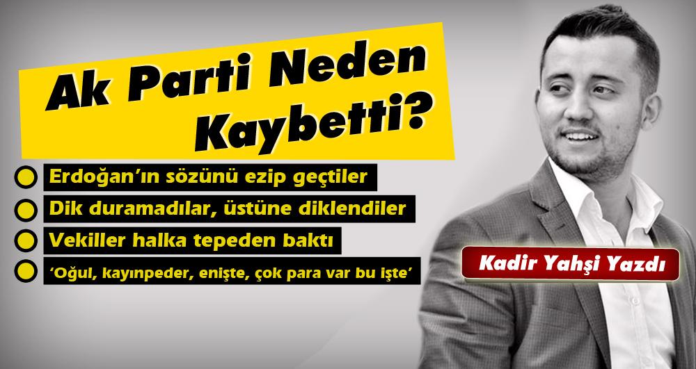 Ak Parti neden kaybetti? - Kırıkkale Haber, Son Dakika Kırıkkale Haberleri