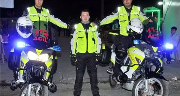 Motosikletli ambulanslar bayram mesaisinde - Kırıkkale Haber, Son Dakika Kırıkkale Haberleri