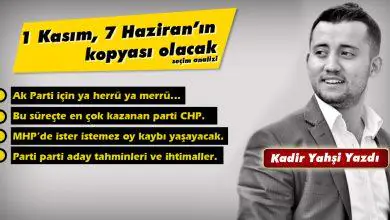 1 Kasım, 7 Haziran’ın kopyası olacak - Kırıkkale Haber, Son Dakika Kırıkkale Haberleri 1 Kasım, 7 Haziran’ın kopyası olacak - Kırıkkale Haber, Son Dakika Kırıkkale Haberleri