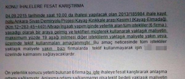 TCDD ihalesine fesat mı karıştı? - Kırıkkale Haber, Son Dakika Kırıkkale Haberleri