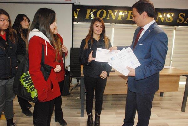 Genç girişimciler sertifika aldı - Kırıkkale Haber, Son Dakika Kırıkkale Haberleri