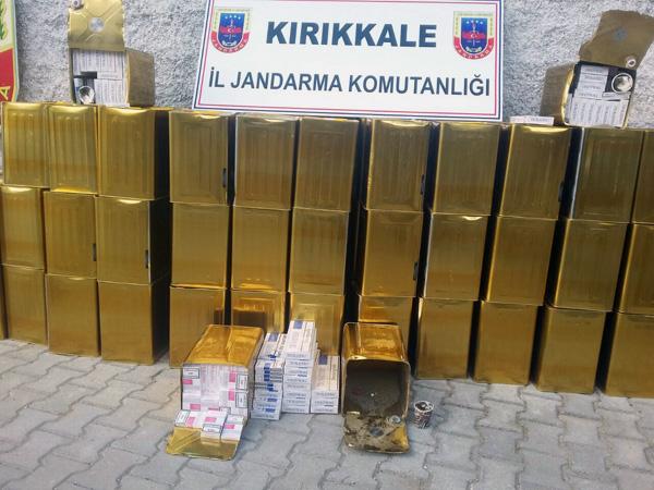 Jandarma’dan sigara kaçakçılığına darbe - Kırıkkale Haber, Son Dakika Kırıkkale Haberleri