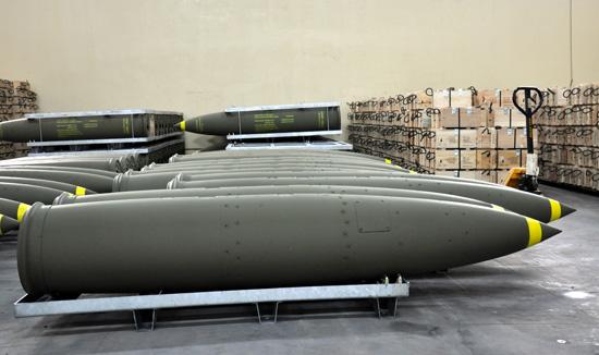 Türkiye’de yerli kaynaklarla geliştirilen ilk beton delici mühimmat olma özelliği taşıyan “nüfuz edici bomba”, Makine ve Kimya Endüstrisi Kurumunun (MKEK) Kırıkkale’deki Mühimmat Fabrikasında üretiliyor. ( Orhan Canbulatel – Anadolu Ajansı ) Beton delici bomba - Kırıkkale Haber, Son Dakika Kırıkkale Haberleri