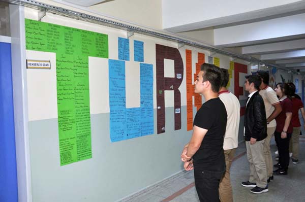 Okul koridorları eğitime destek sağlıyor - Kırıkkale Haber, Son Dakika Kırıkkale Haberleri