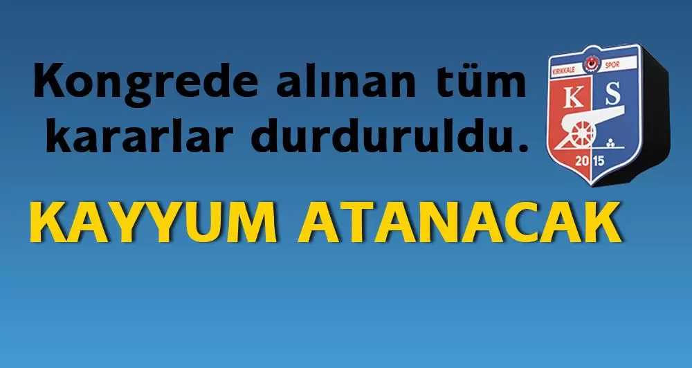 Kongre iptal, kayyum atanıyor - Kırıkkale Haber, Son Dakika Kırıkkale Haberleri Kongre iptal, kayyum atanıyor - Kırıkkale Haber, Son Dakika Kırıkkale Haberleri