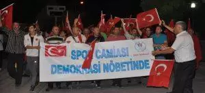 SPOR CAMİASI DEMOKRASİ NÖBETİNDE - Kırıkkale Haber, Son Dakika Kırıkkale Haberleri
