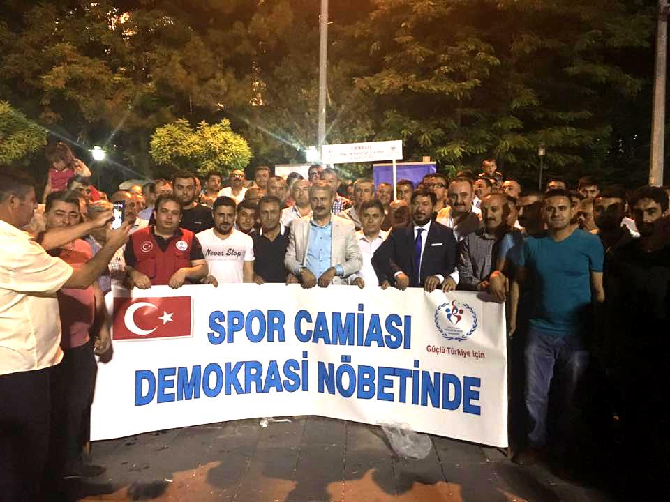 SPOR CAMİASI DEMOKRASİ NÖBETİNDE - Kırıkkale Haber, Son Dakika Kırıkkale Haberleri