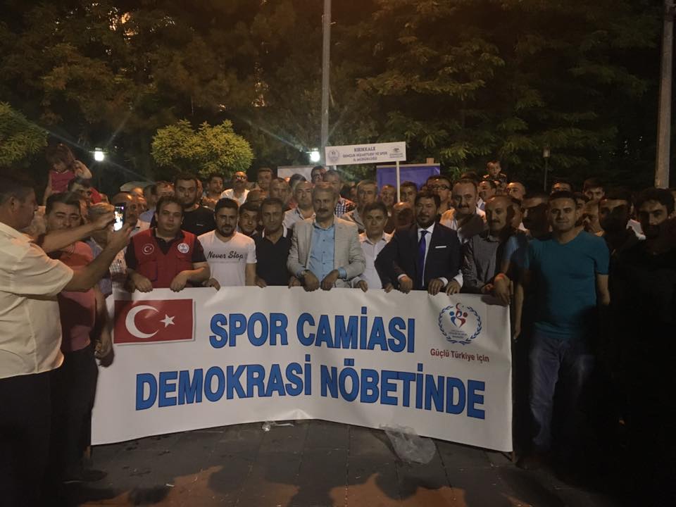 SPOR CAMİASI DEMOKRASİ NÖBETİNDE - Kırıkkale Haber, Son Dakika Kırıkkale Haberleri SPOR CAMİASI DEMOKRASİ NÖBETİNDE - Kırıkkale Haber, Son Dakika Kırıkkale Haberleri