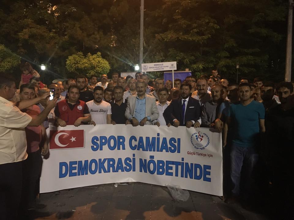 SPOR CAMİASI DEMOKRASİ NÖBETİNDE - Kırıkkale Haber, Son Dakika Kırıkkale Haberleri