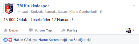 12 Numara 15.000 Kişi - Kırıkkale Haber, Son Dakika Kırıkkale Haberleri