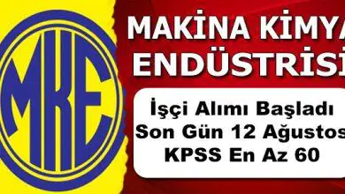 MKE 130 PERSONEL ALACAK    - Kırıkkale Haber, Son Dakika Kırıkkale Haberleri