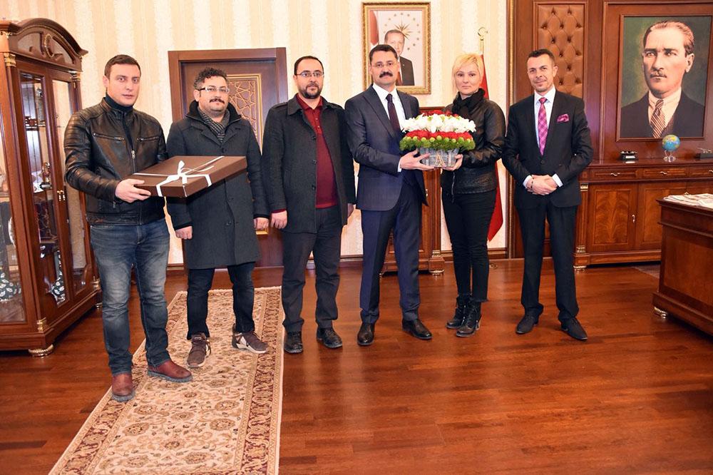 Çiçekçilerden Vali’ye ziyaret - Kırıkkale Haber, Son Dakika Kırıkkale Haberleri