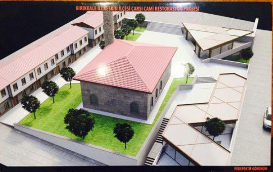 Keskin Çarşı Cami restore ediliyor - Kırıkkale Haber, Son Dakika Kırıkkale Haberleri