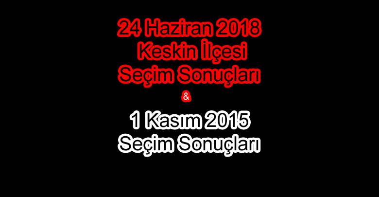 Keskin İlçesi Seçim Sonuçları - Kırıkkale Haber, Son Dakika Kırıkkale Haberleri