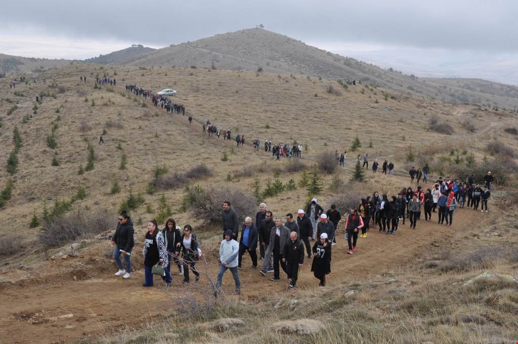 Denek Dağına Cumhuriyet yürüyüşü - Kırıkkale Haber, Son Dakika Kırıkkale Haberleri