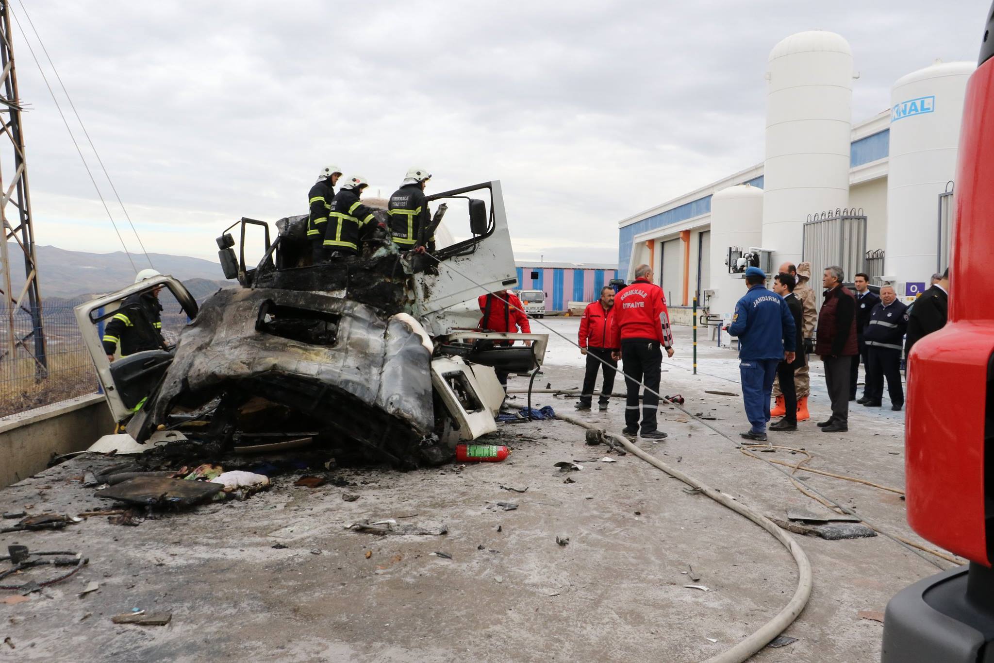 Gaz dolumu yapılan tankerde patlama: 1 ölü 2 yaralı - Kırıkkale Haber, Son Dakika Kırıkkale Haberleri