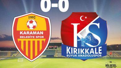 Karaman Belediyespor 0 – 0 Kırıkkale Büyük Anadoluspor - Kırıkkale Haber, Son Dakika Kırıkkale Haberleri