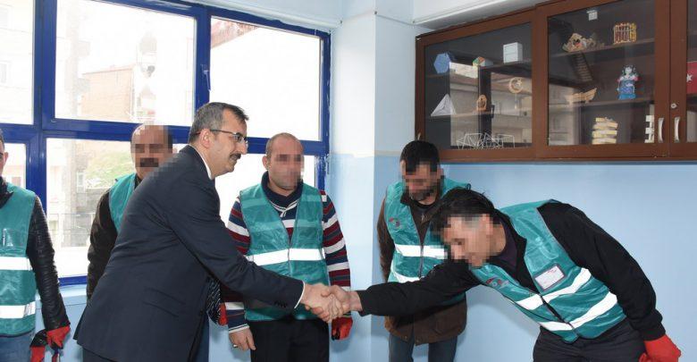 Okullar yükümlü eliyle güzelleşiyor - Kırıkkale Haber, Son Dakika Kırıkkale Haberleri