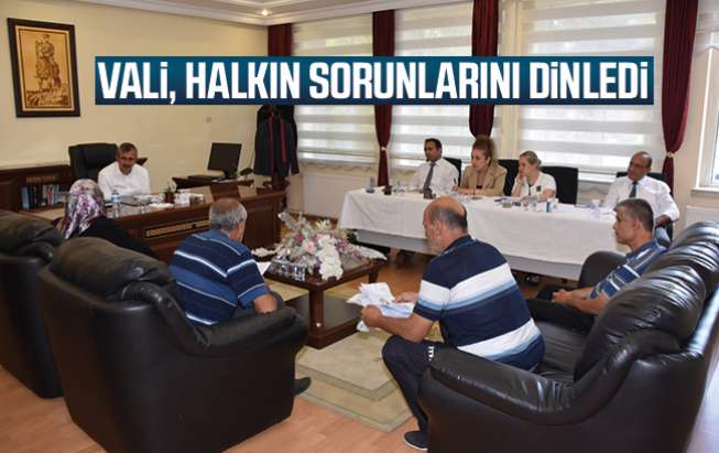 Vali, Halkın Sorunlarını Dinledi - Kırıkkale Haber, Son Dakika Kırıkkale Haberleri