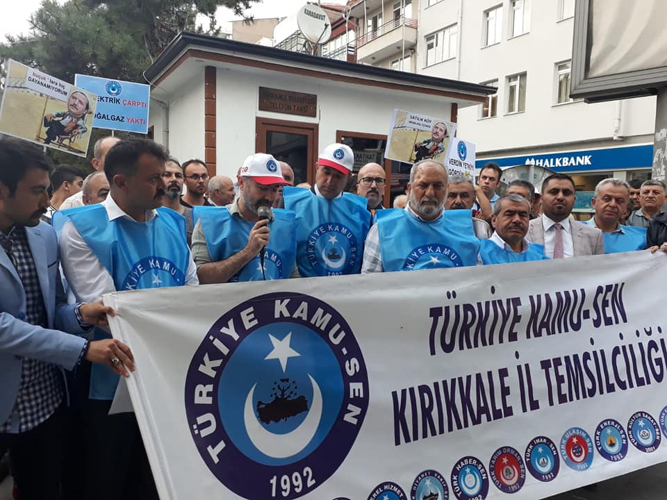 Hükümetin zam teklifini protesto ettiler - Kırıkkale Haber, Son Dakika Kırıkkale Haberleri