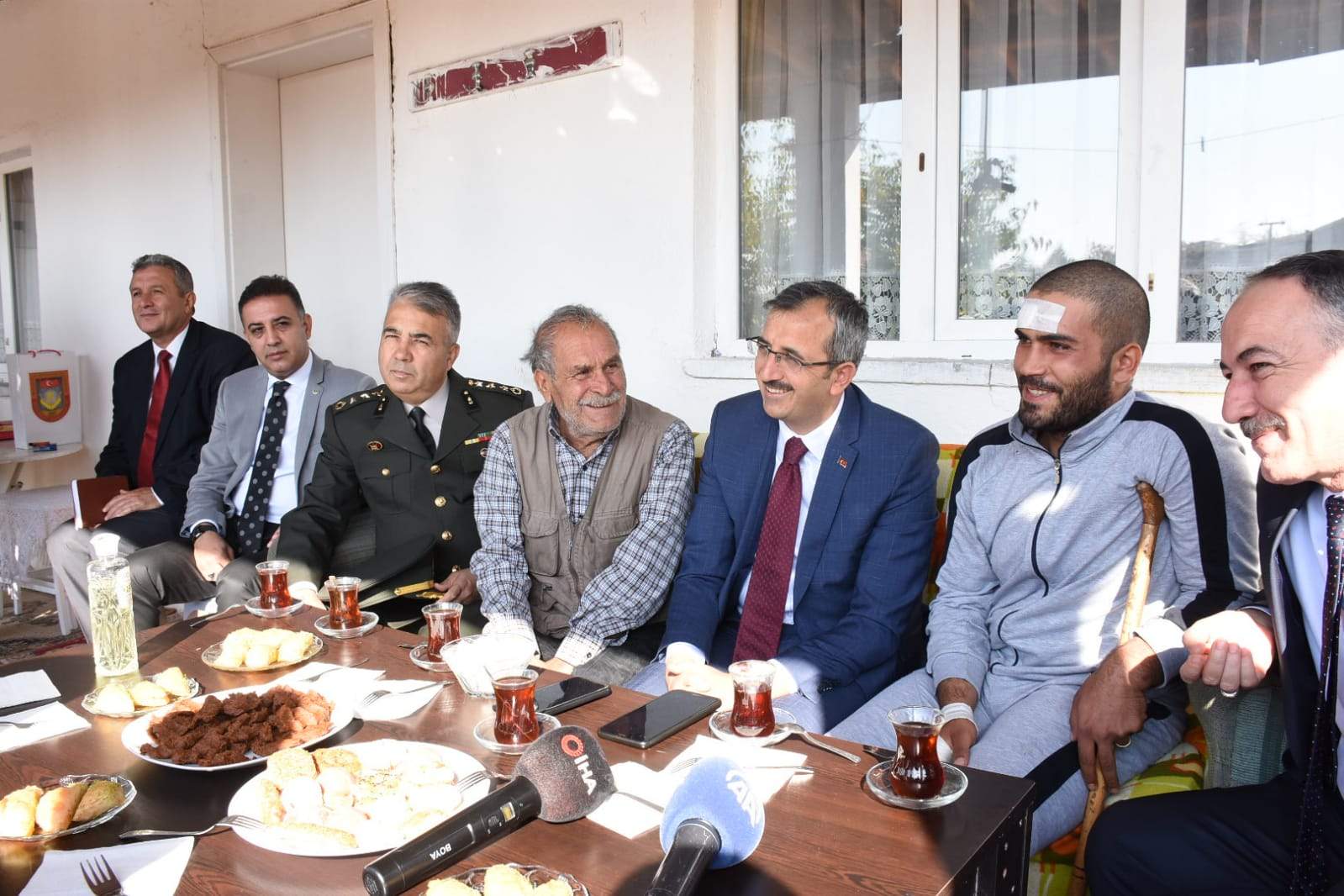 Barış Pınarı gazisine baba ocağında ziyaret - Kırıkkale Haber, Son Dakika Kırıkkale Haberleri