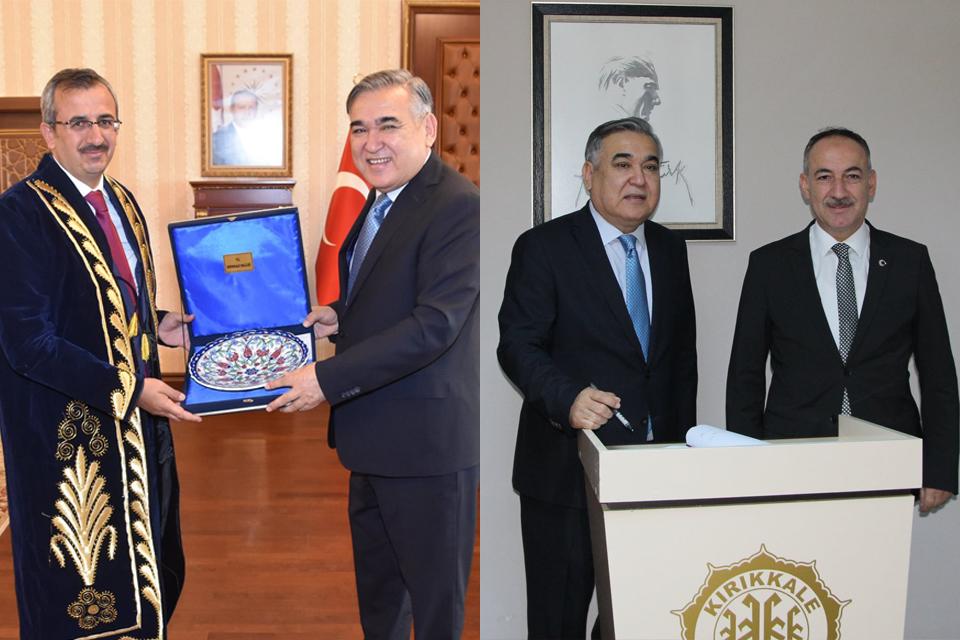 Özbek büyükelçisi Kırıkkale’de - Kırıkkale Haber, Son Dakika Kırıkkale Haberleri