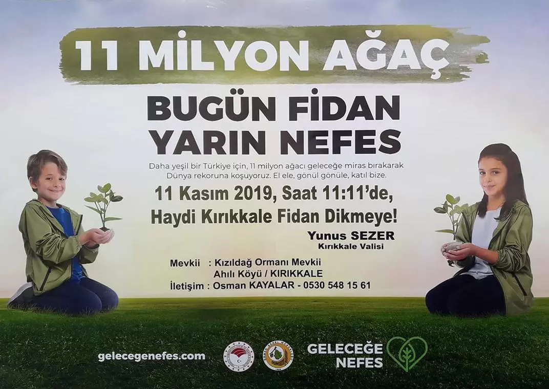 Bugün fidan yarın nefes - Kırıkkale Haber, Son Dakika Kırıkkale Haberleri Bugün fidan yarın nefes - Kırıkkale Haber, Son Dakika Kırıkkale Haberleri