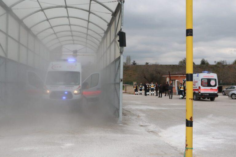 Belediyeden Araç Dezenfeksiyon Tüneli - Kırıkkale Haber, Son Dakika Kırıkkale Haberleri