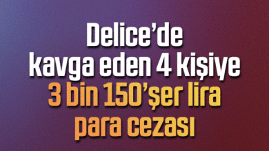 Delice’de Kavga Edenlere 12 Bin 600 Tl Ceza Kesildi - Kırıkkale Haber, Son Dakika Kırıkkale Haberleri