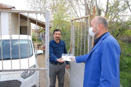 Evlere Maske Dağıttı - Kırıkkale Haber, Son Dakika Kırıkkale Haberleri