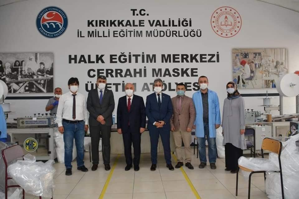 Maske Atölyesini Ziyaret Ettiler - Kırıkkale Haber, Son Dakika Kırıkkale Haberleri