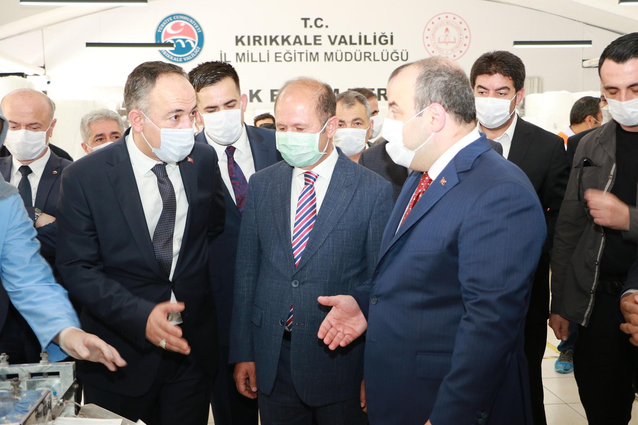 Bakan Varank  Maske Atölyesini Ziyaret Etti - Kırıkkale Haber, Son Dakika Kırıkkale Haberleri