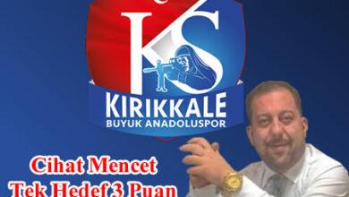 Cihat Mencet ”Siirt Özel İdare Spor Karşısında Hedefimiz 3 Puan - Kırıkkale Haber, Son Dakika Kırıkkale Haberleri