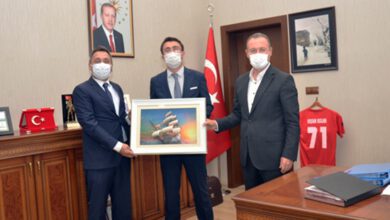 Doğan’dan Aslan’a Veda Ziyareti - Kırıkkale Haber, Son Dakika Kırıkkale Haberleri