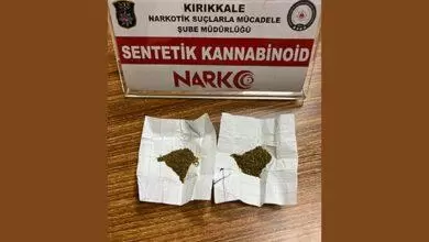 Sentetik Kannabinoid Maddesi Ele Geçirildi - Kırıkkale Haber, Son Dakika Kırıkkale Haberleri
