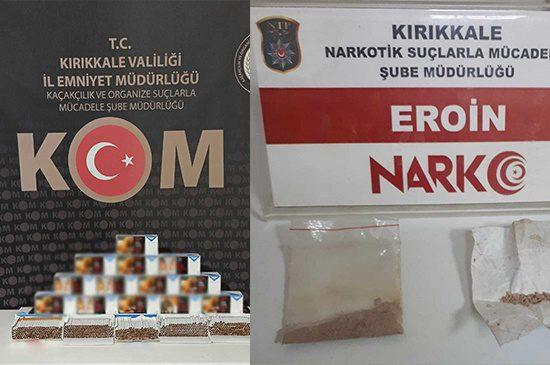 Uyuşturucu ve Makaron Ele Geçirildi - Kırıkkale Haber, Son Dakika Kırıkkale Haberleri