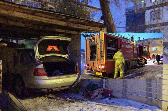 Park Halindeki Araç Alev Aldı - Kırıkkale Haber, Son Dakika Kırıkkale Haberleri