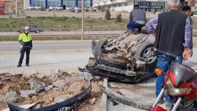 Devrilen Otomobildeki 4 Kişi Yaralandı - Kırıkkale Haber, Son Dakika Kırıkkale Haberleri
